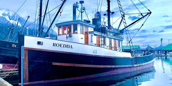 fishing vessel Roedda at port