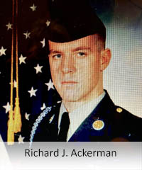 Click to learn more about veteran Richard J. Ackerman