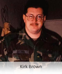 Click to learn more about veteran Kirk Brown