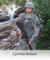 Click to learn more about veteran Cynthia Nelson
