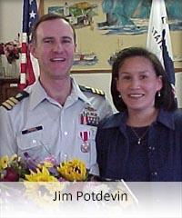 Click to learn more about veteran Jim Potdevin