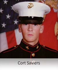 Click to learn more about veteran Cort Saviers