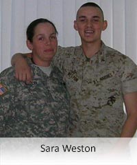 Click to learn more about veteran Sara Weston